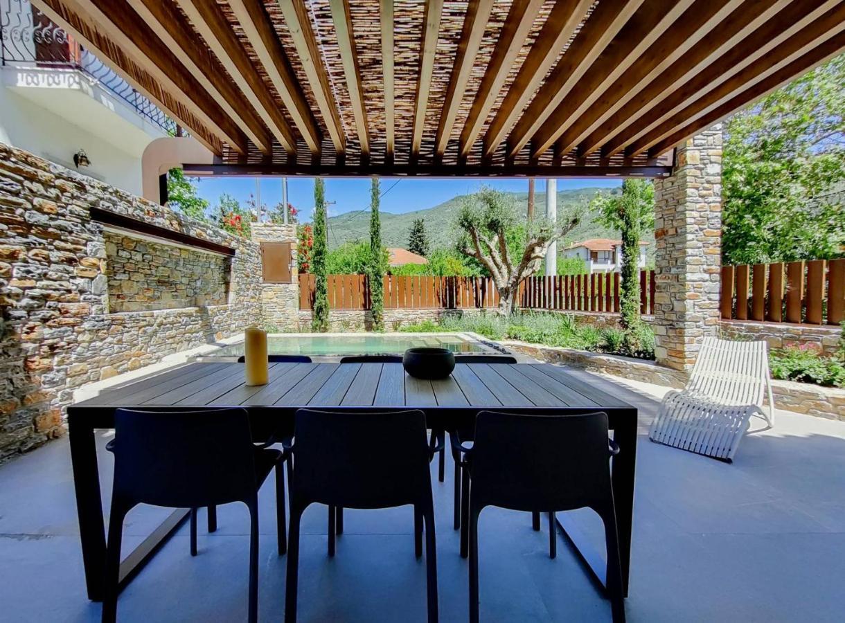 Lethe Villas With Private Pool Kato Gatzea Greece Exterior photo