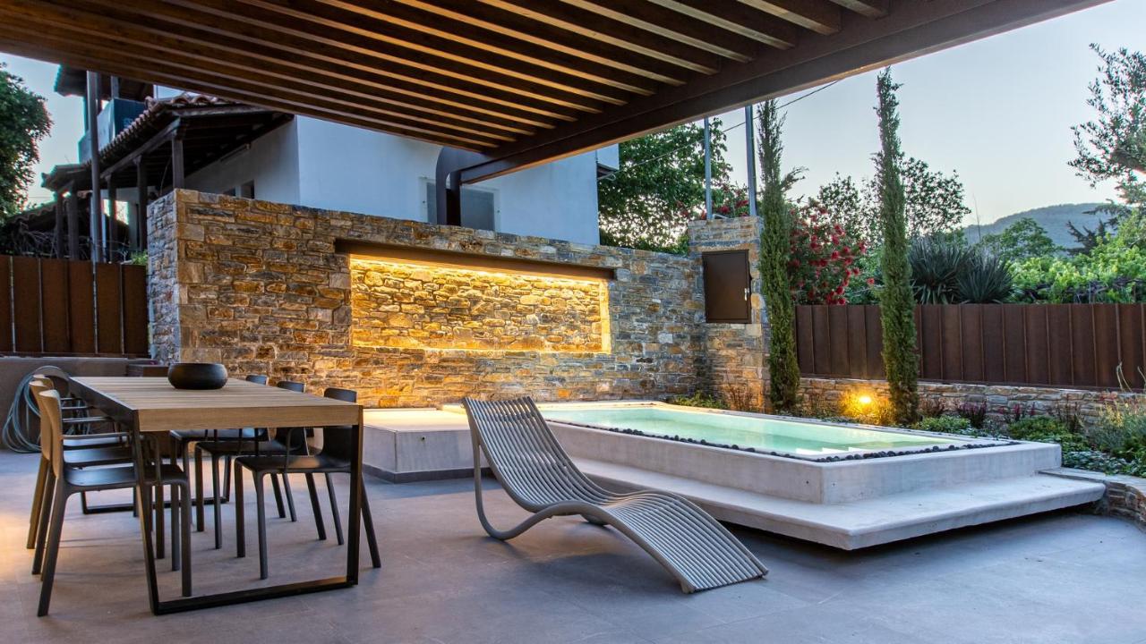 Lethe Villas With Private Pool Kato Gatzea Greece Exterior photo